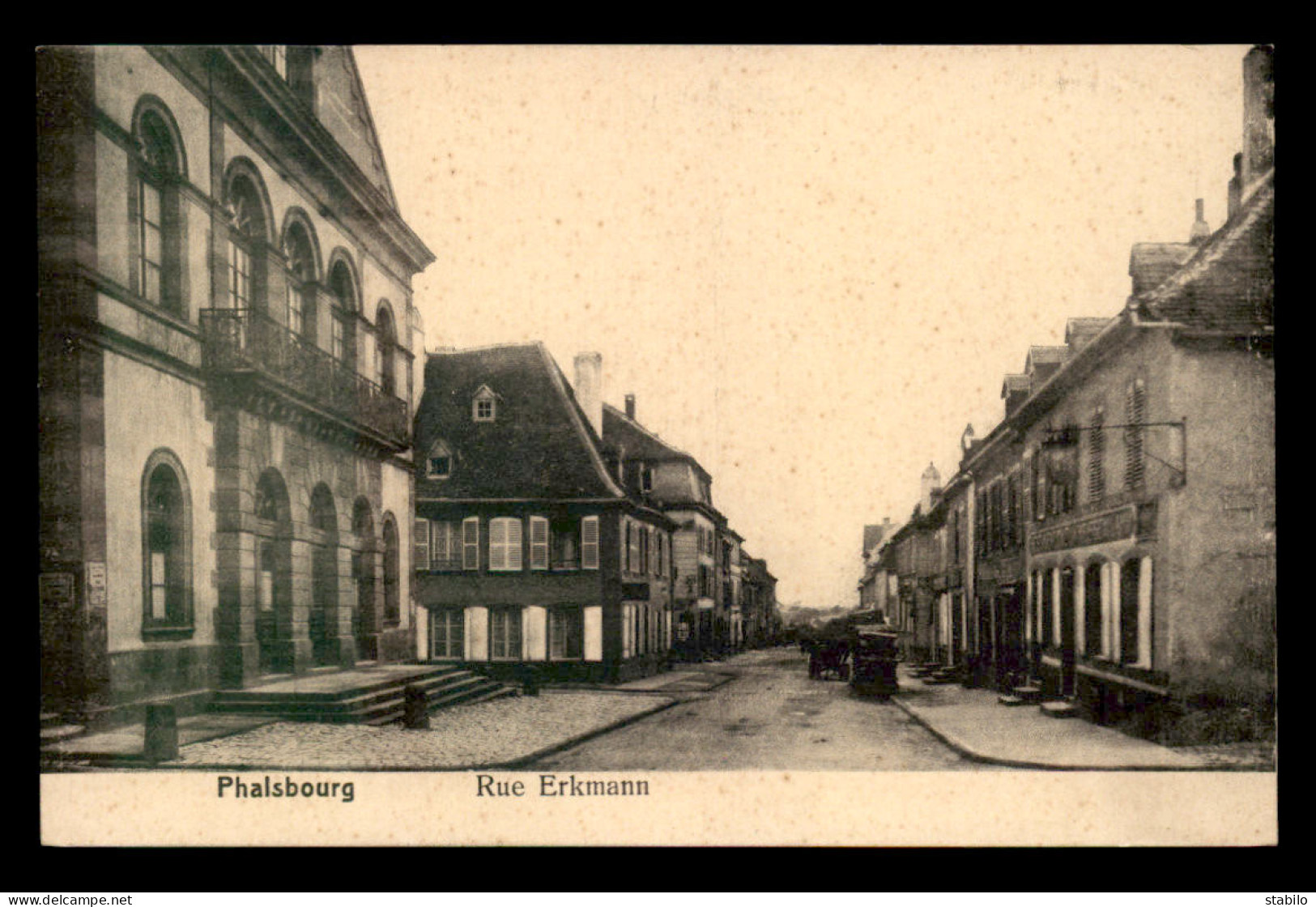 57 - PHALSBOURG - RUE ERKMANN - Phalsbourg