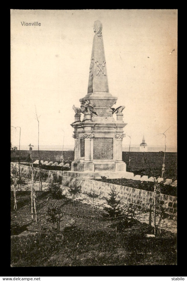 57 - VIONVILLE - MONUMENT AUX MORTS - VOIR ETAT - Sonstige & Ohne Zuordnung