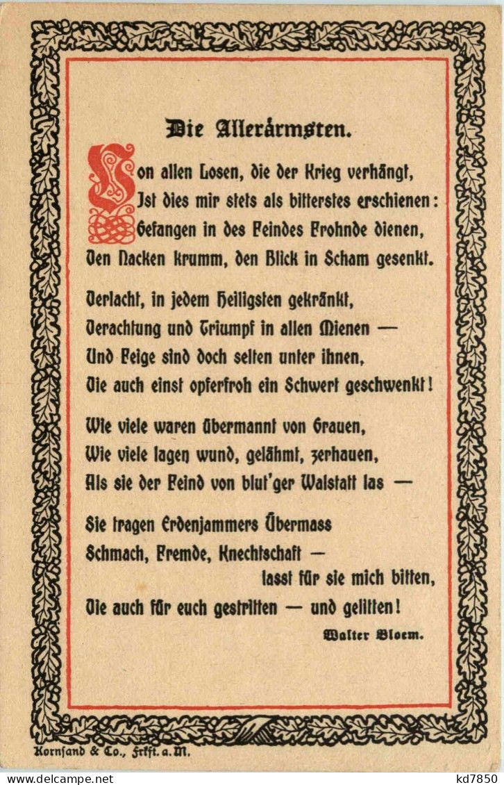 Die Allerärmsten - Weltkrieg 1914-18