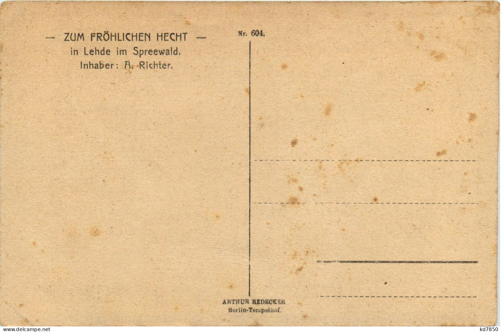 Lehde - Zum Fröhlichen Hecht - Luebbenau