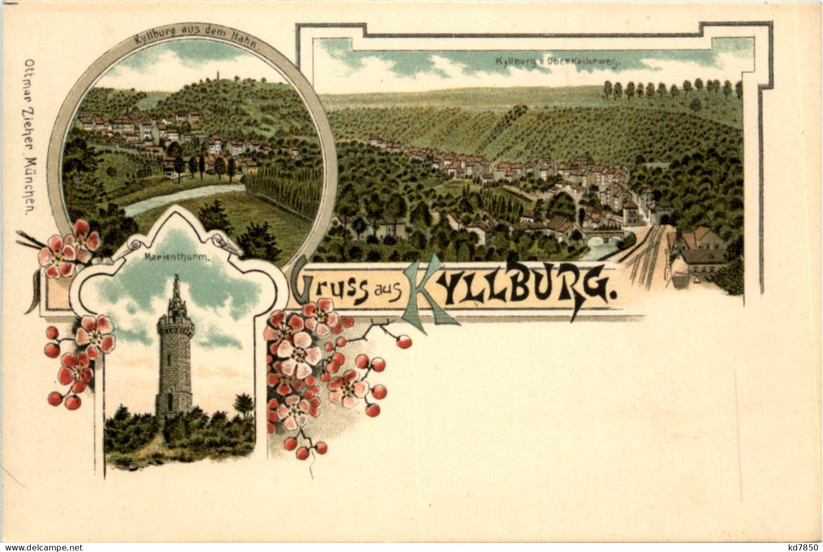 Gruss Aus Kyllburg - Litho - Andere & Zonder Classificatie