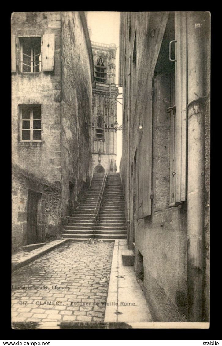 58 - CLAMECY - ESCALIER DE VIEILLE-ROME  - Clamecy