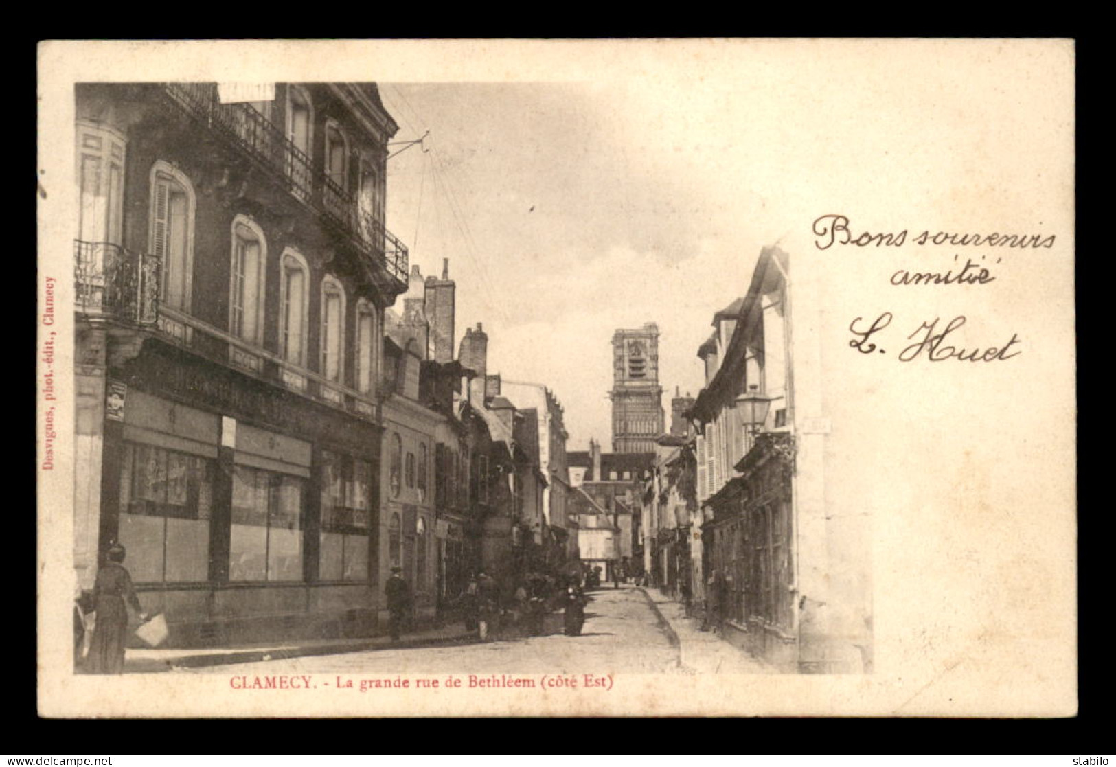 58 - CLAMECY - LA GRANDE RUE DE BETHLEEM - Clamecy