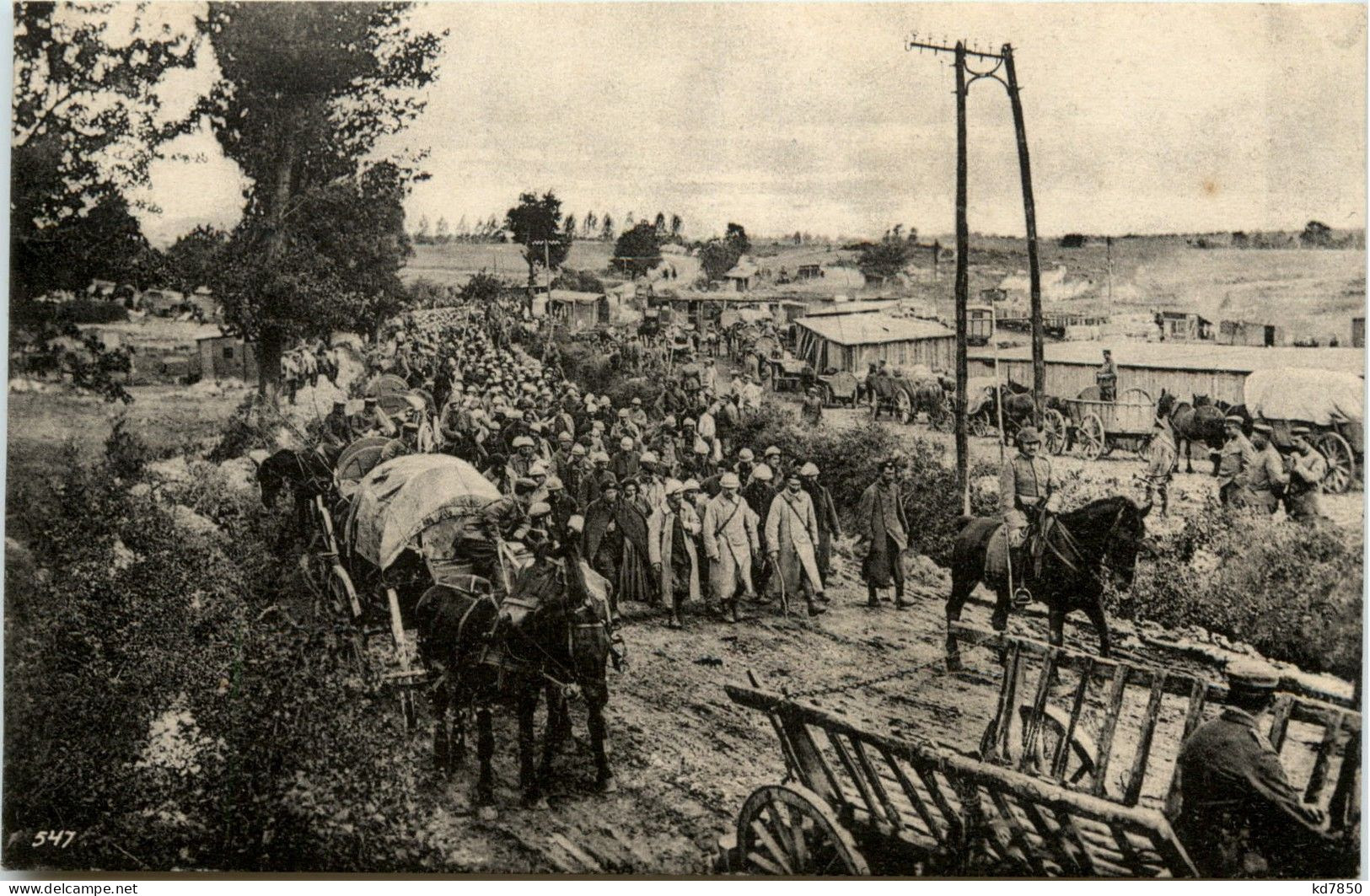 Gefangenentransport - Weltkrieg 1914-18