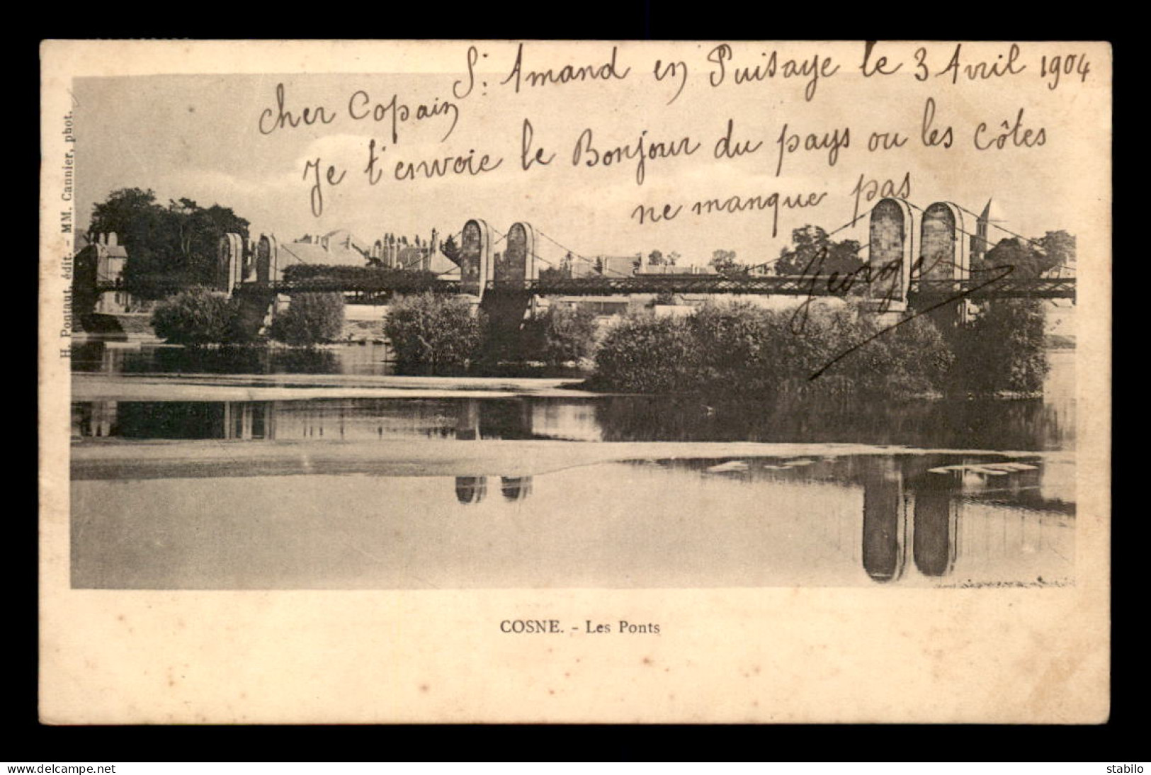 58 - COSNE-SUR-LOIRE - LES PONTS - Cosne Cours Sur Loire