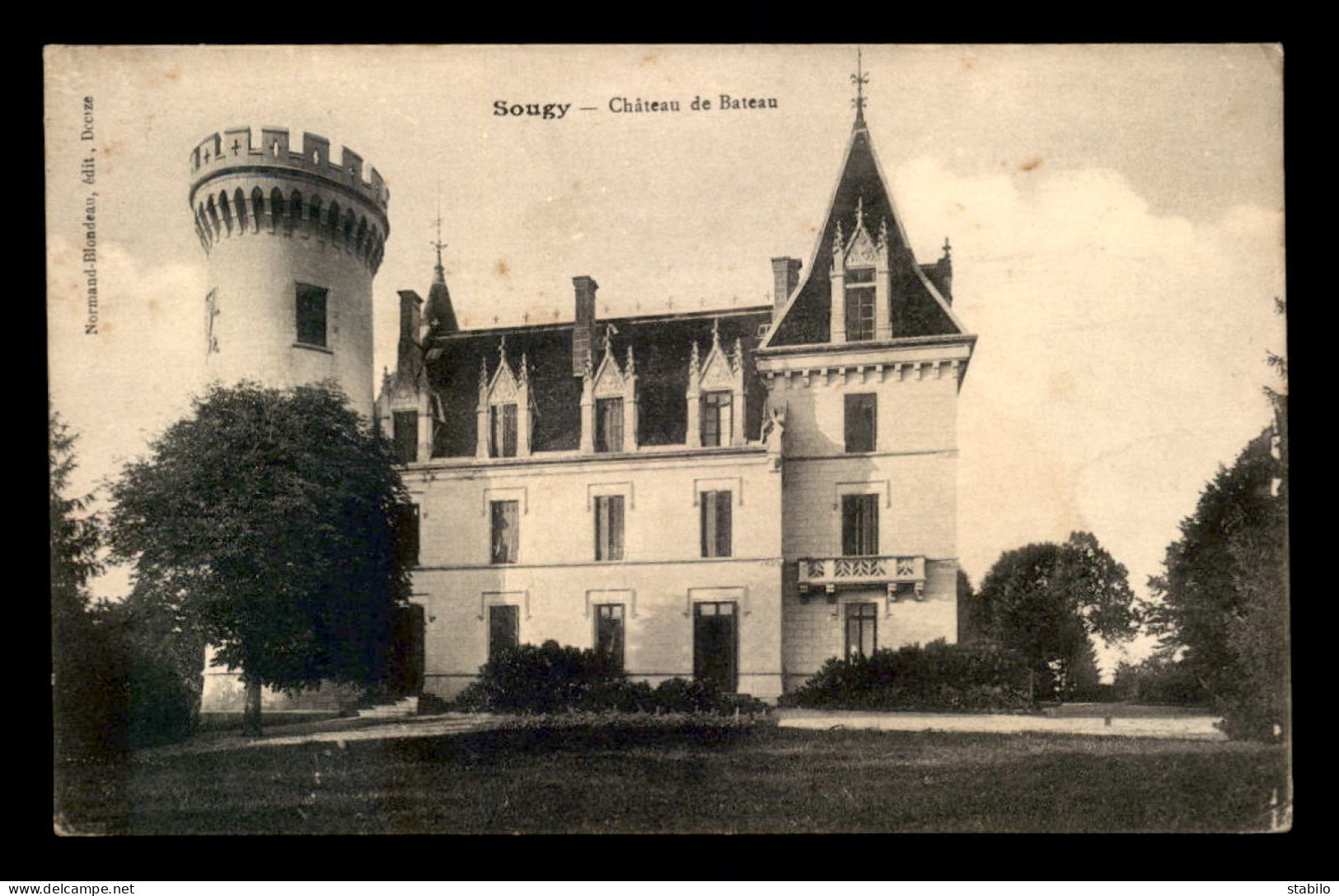 58 - SOUGY - CHATEAU DE BATEAU - Andere & Zonder Classificatie