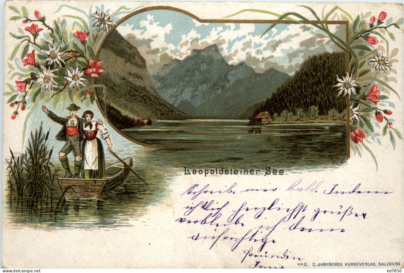 Leopoldsteiner See Bei Eisenerz - Litho - Eisenerz