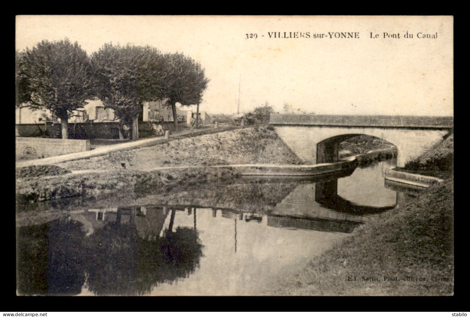 58 - VILLIERS-SUR-YONNE - LE PONT DU CANAL - Andere & Zonder Classificatie