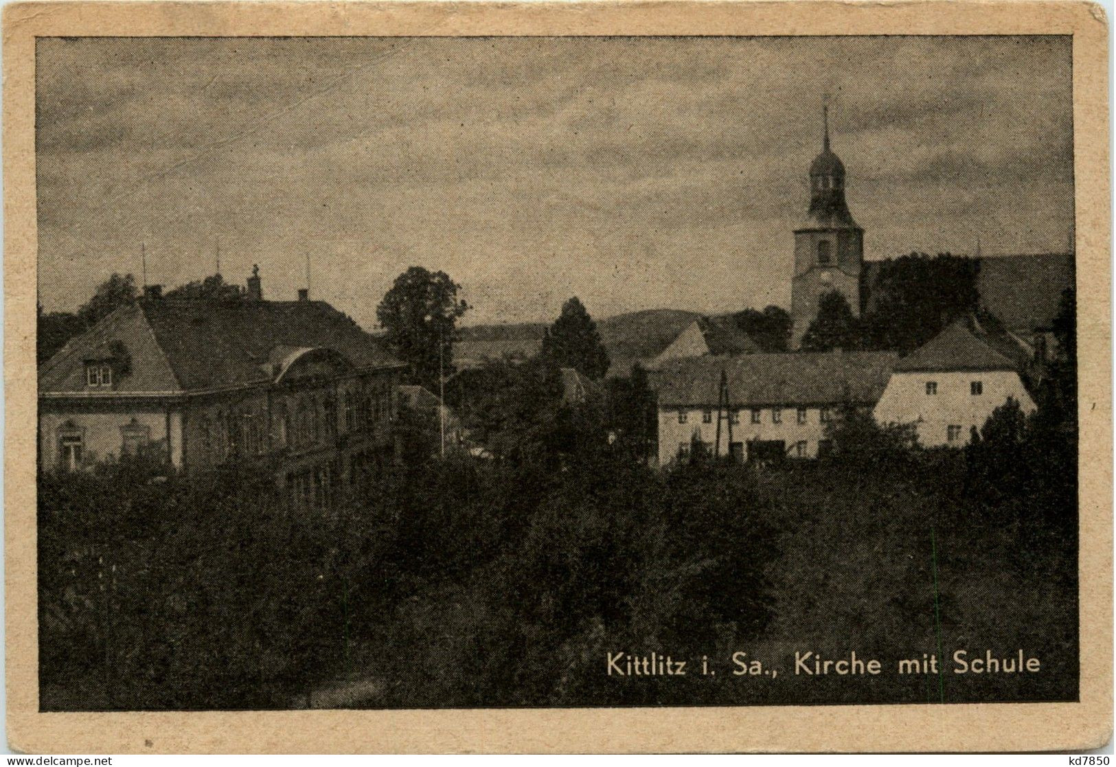 Kittlitz In Sachsen - Kirche Und Schule - Loebau