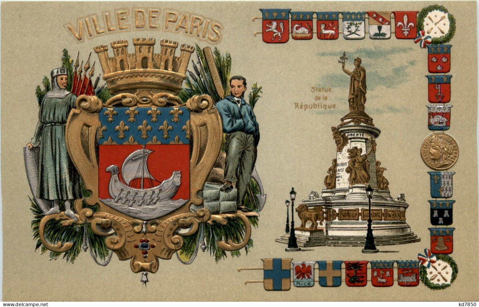 Ville De Paris - Litho - Sonstige & Ohne Zuordnung