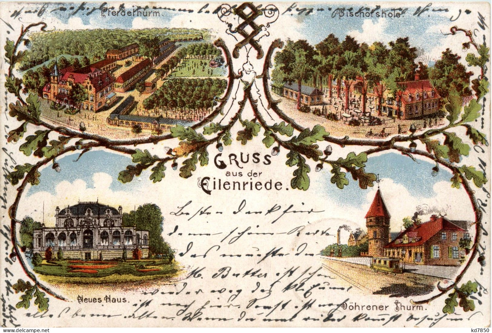 Hannover - Gruss Aus Der Eilenriede - Litho - Hannover