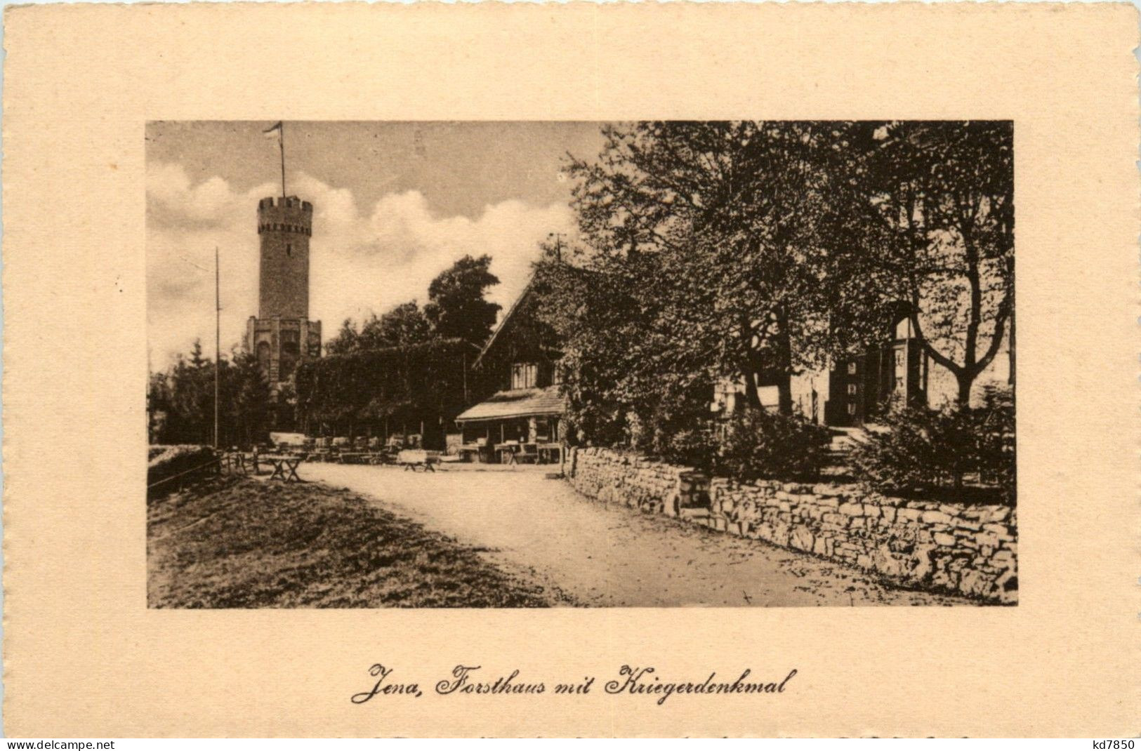 Jena - Forsthaus Mit Kriegerdenkmal - Jena