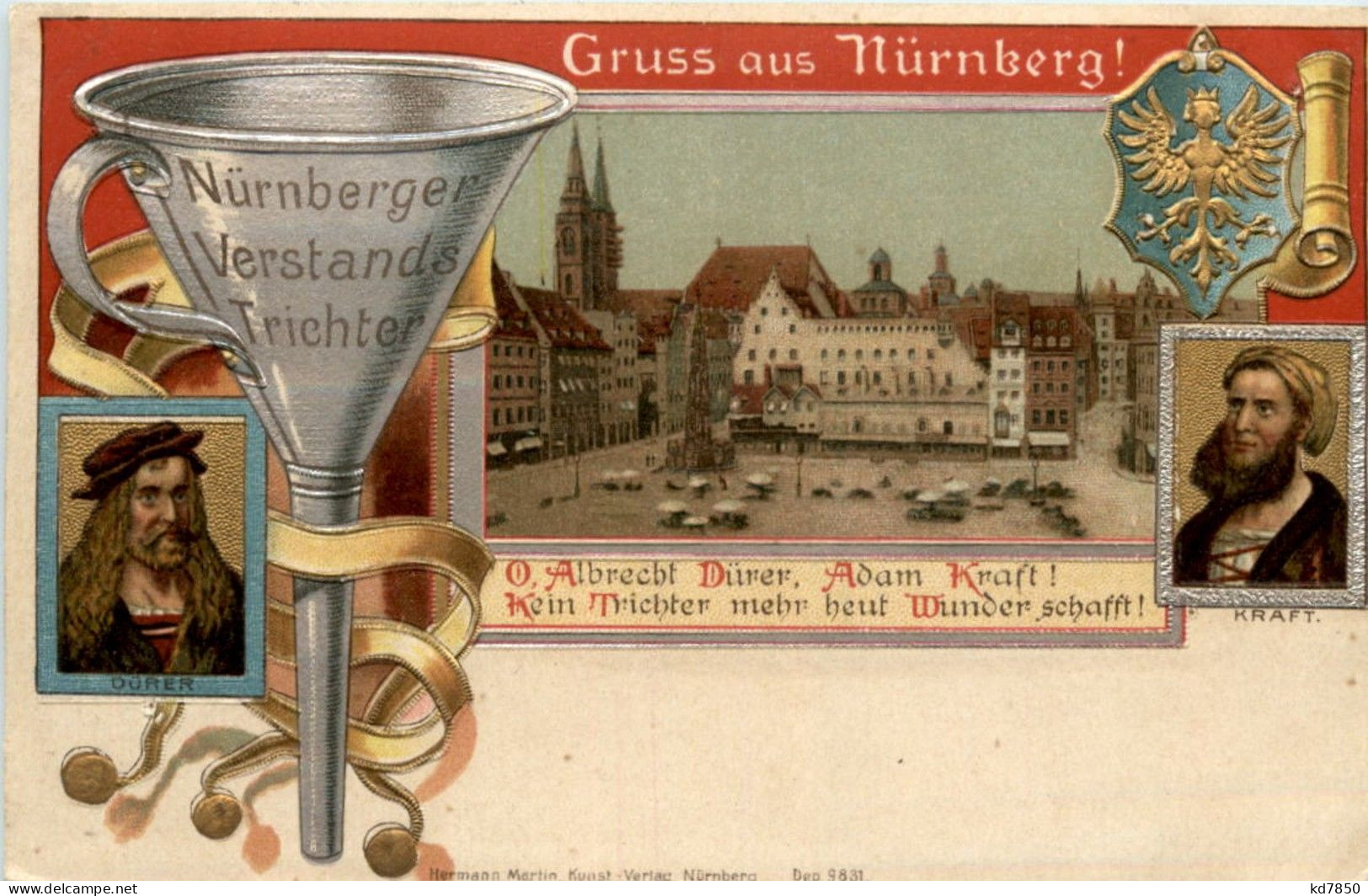 Gruss Aus Nürnberg - Litho - Nürnberg