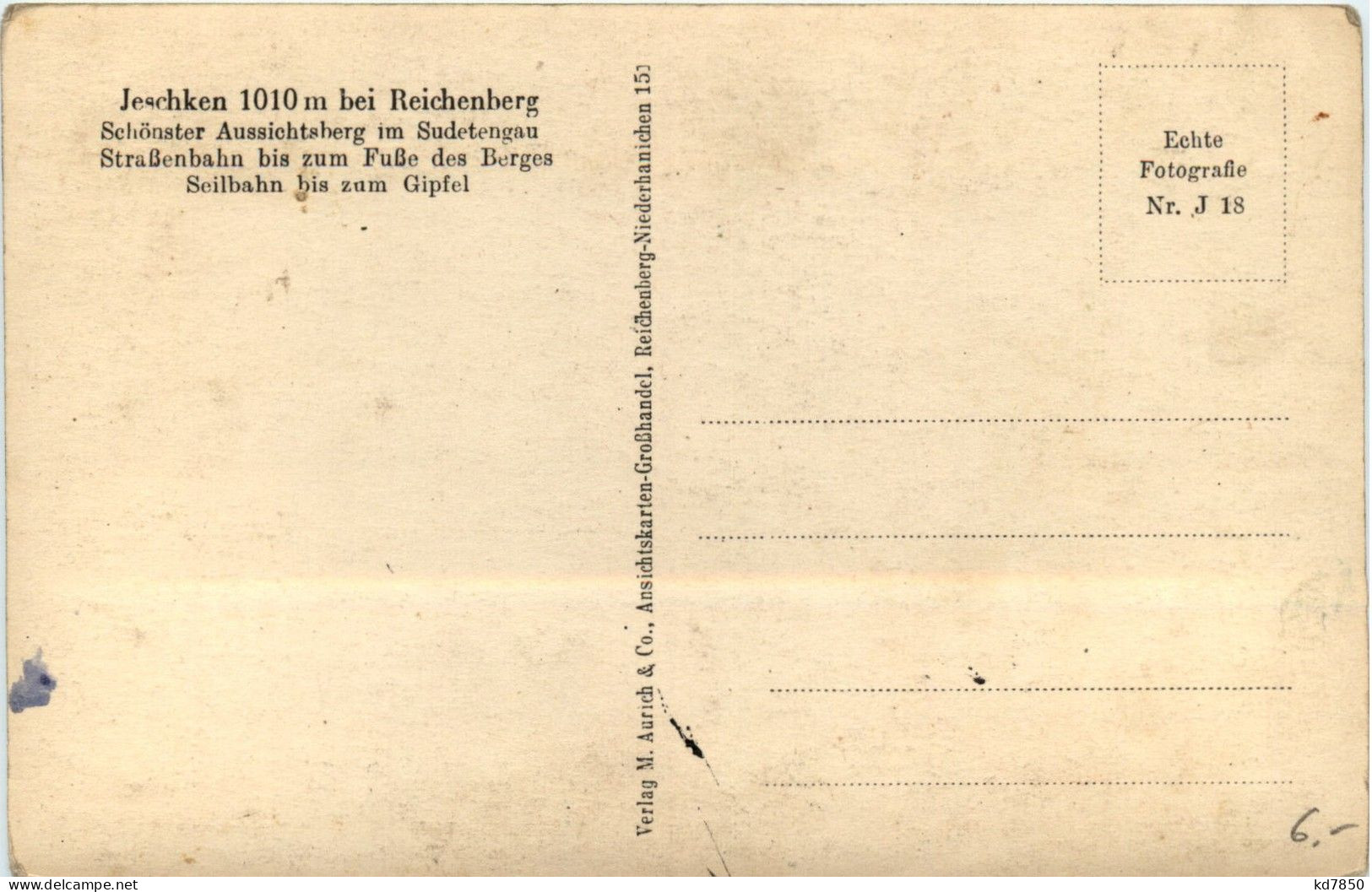 Jeschken Bei Reichenberg - Sudeten