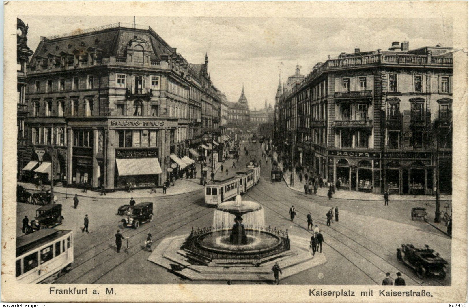 Frankfurt - Kaiserplatz Mit Kaiserstrasse - Frankfurt A. Main