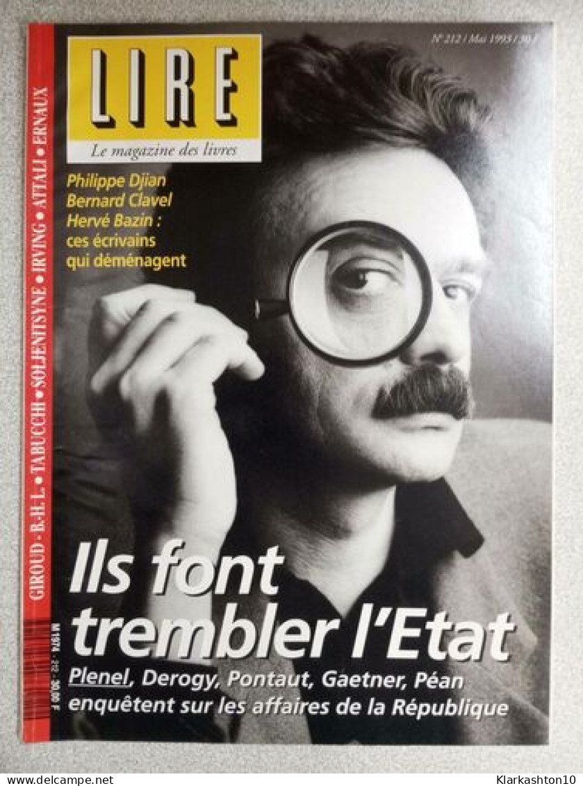 Lire Nº 212 - Le Magazine Des Livres / Mai 1993 - Other & Unclassified