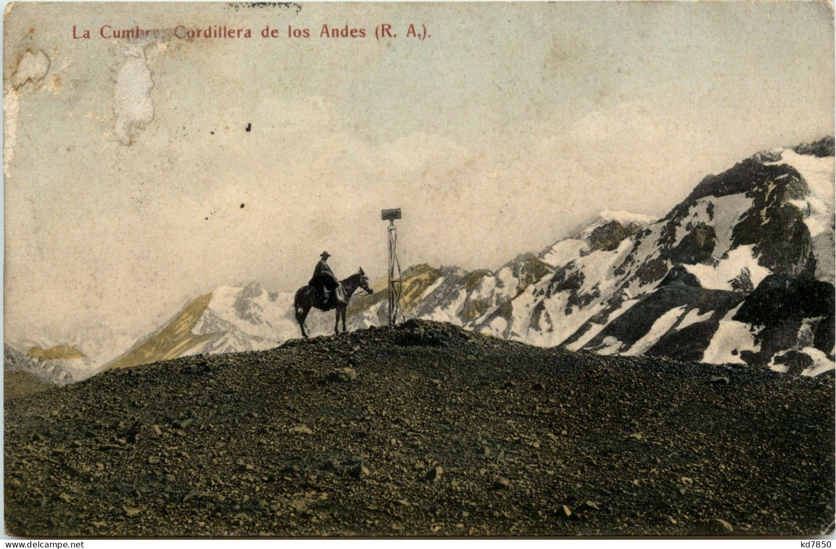 La Cumbra Cordillera De Los Andes - Argentine