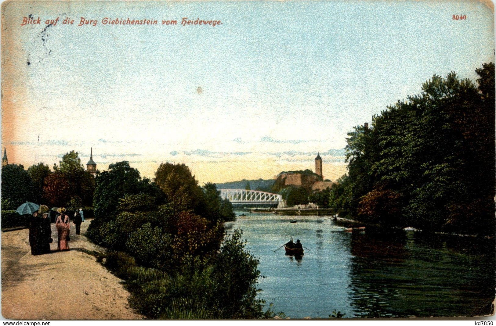 Burg Giebichenstein Vom Heidewege - Halle (Saale)