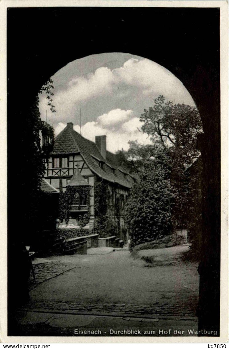 Eisenach - Durchblick Zum Hof Der Wartburg - Eisenach