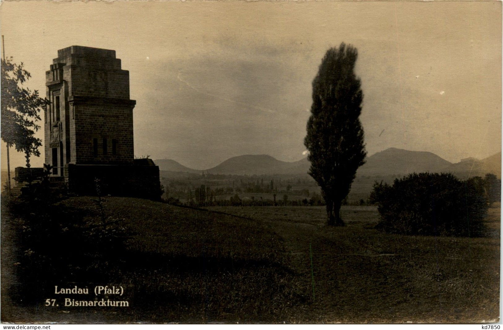 Landau - Bismarckturm - Landau