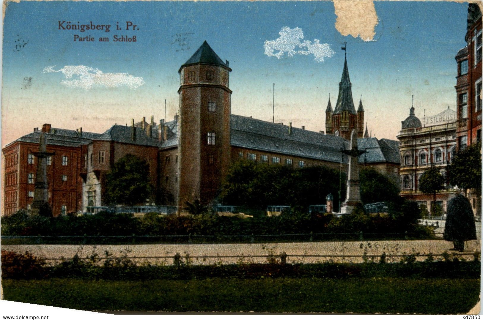 Königsberg - Partie Am Schloss - Ostpreussen