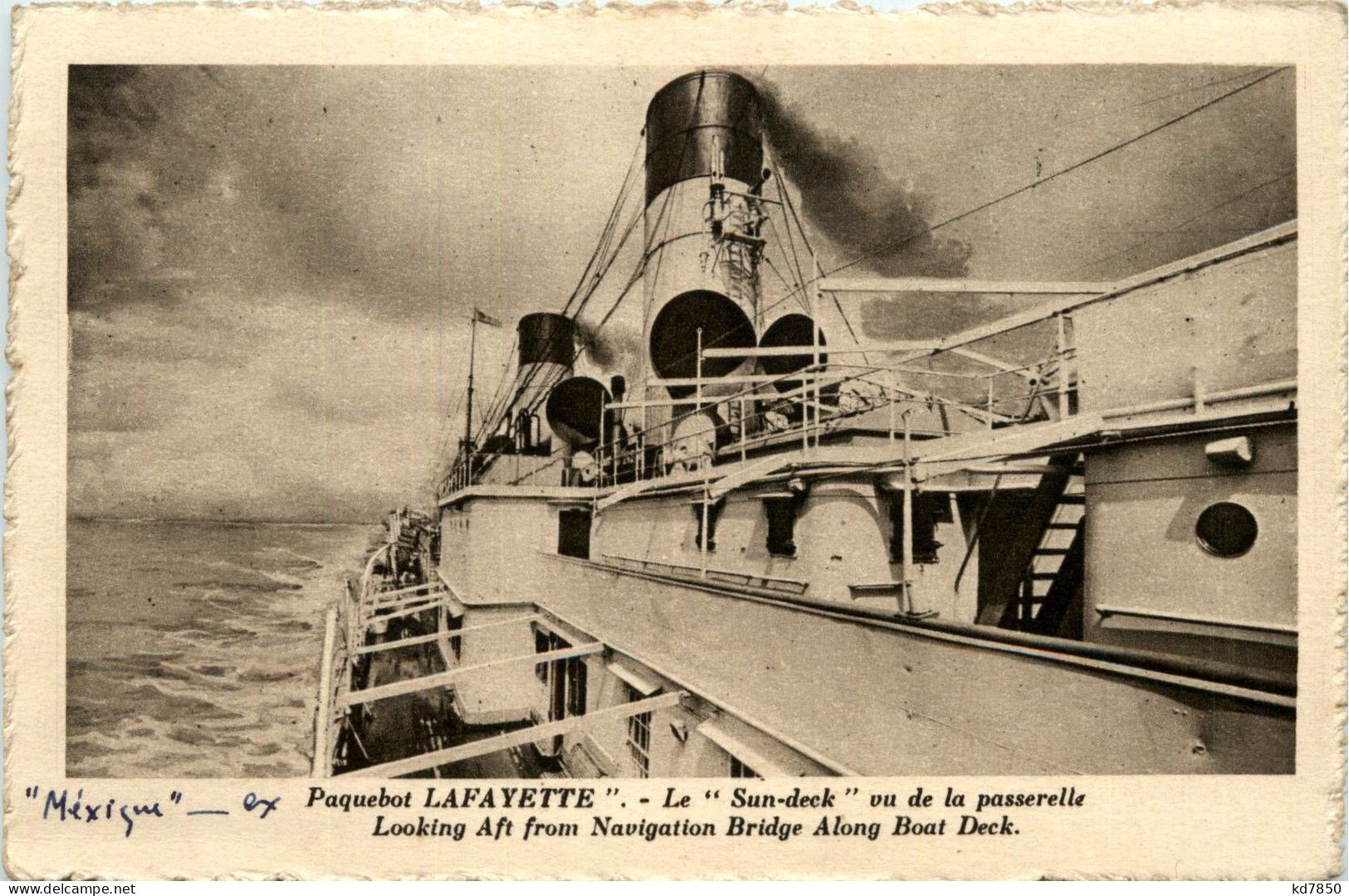 Paquebot Lafayette - Passagiersschepen
