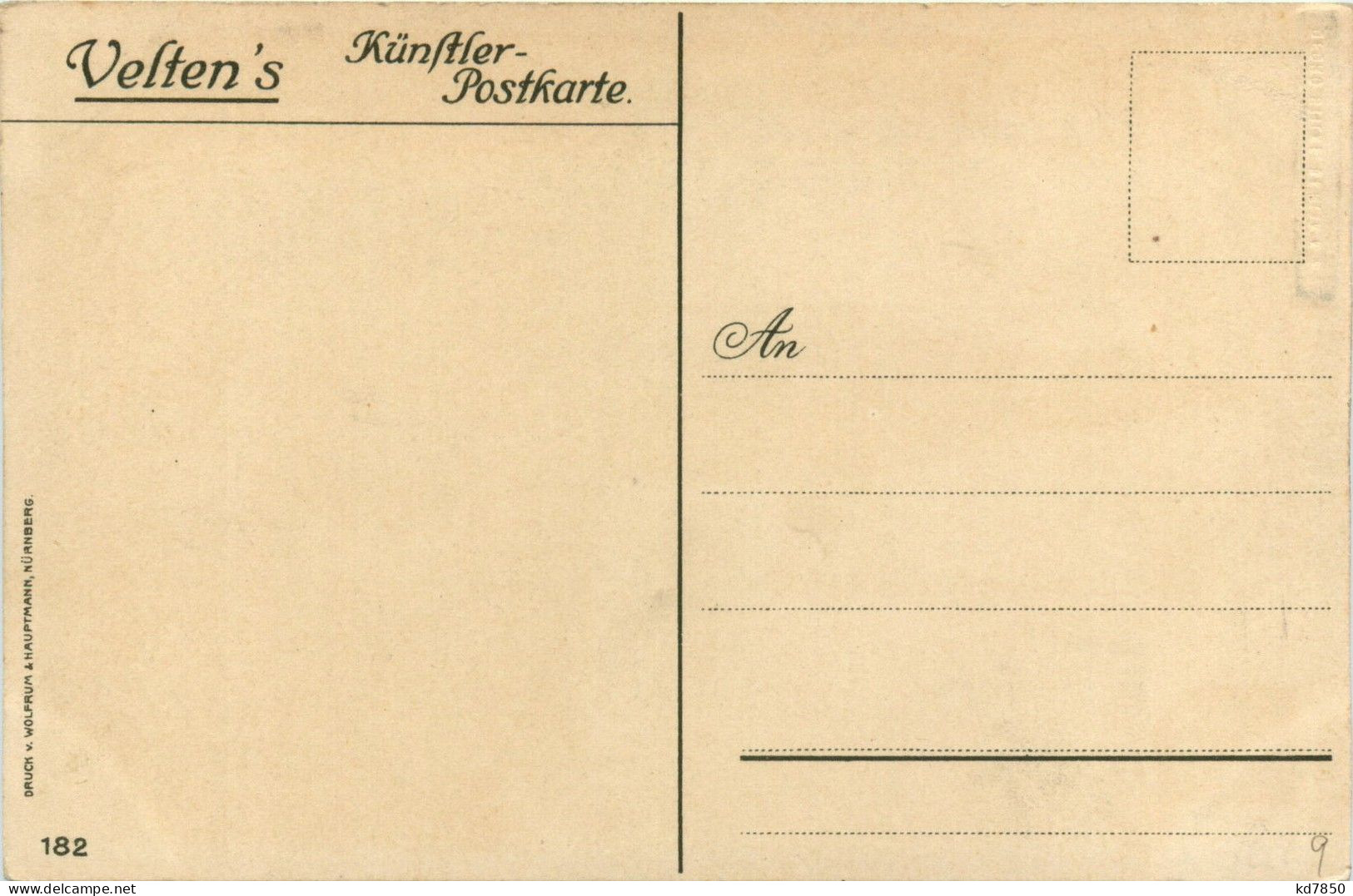 Hamburg - Künstlerkarte Kley - Litho - Otros & Sin Clasificación