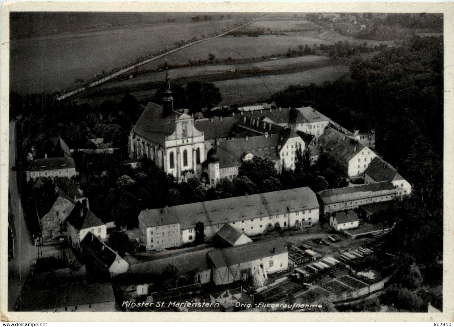 Kloster St. Marienstern - Fliegeraufnahme - Panschwitz-Kuckau