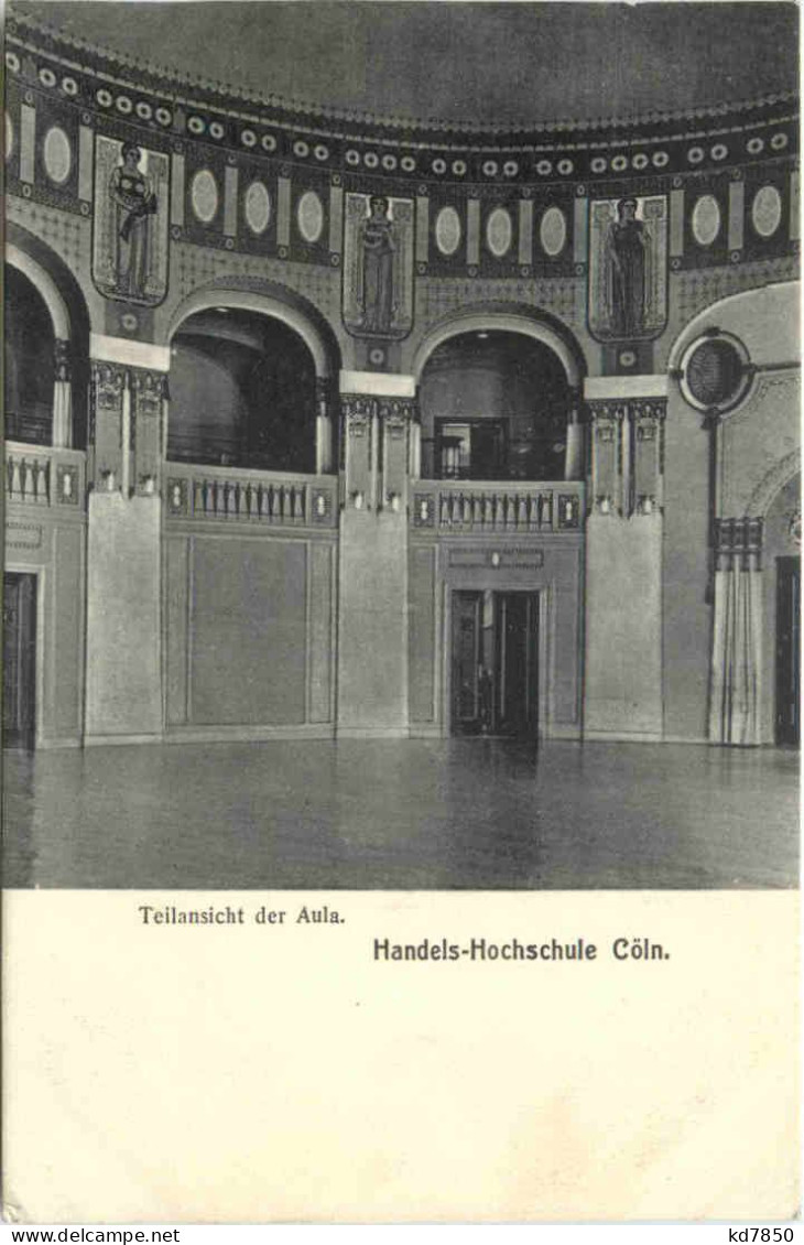 Köln - Handels-Hochschule - Teilansicht Der Aula - Köln