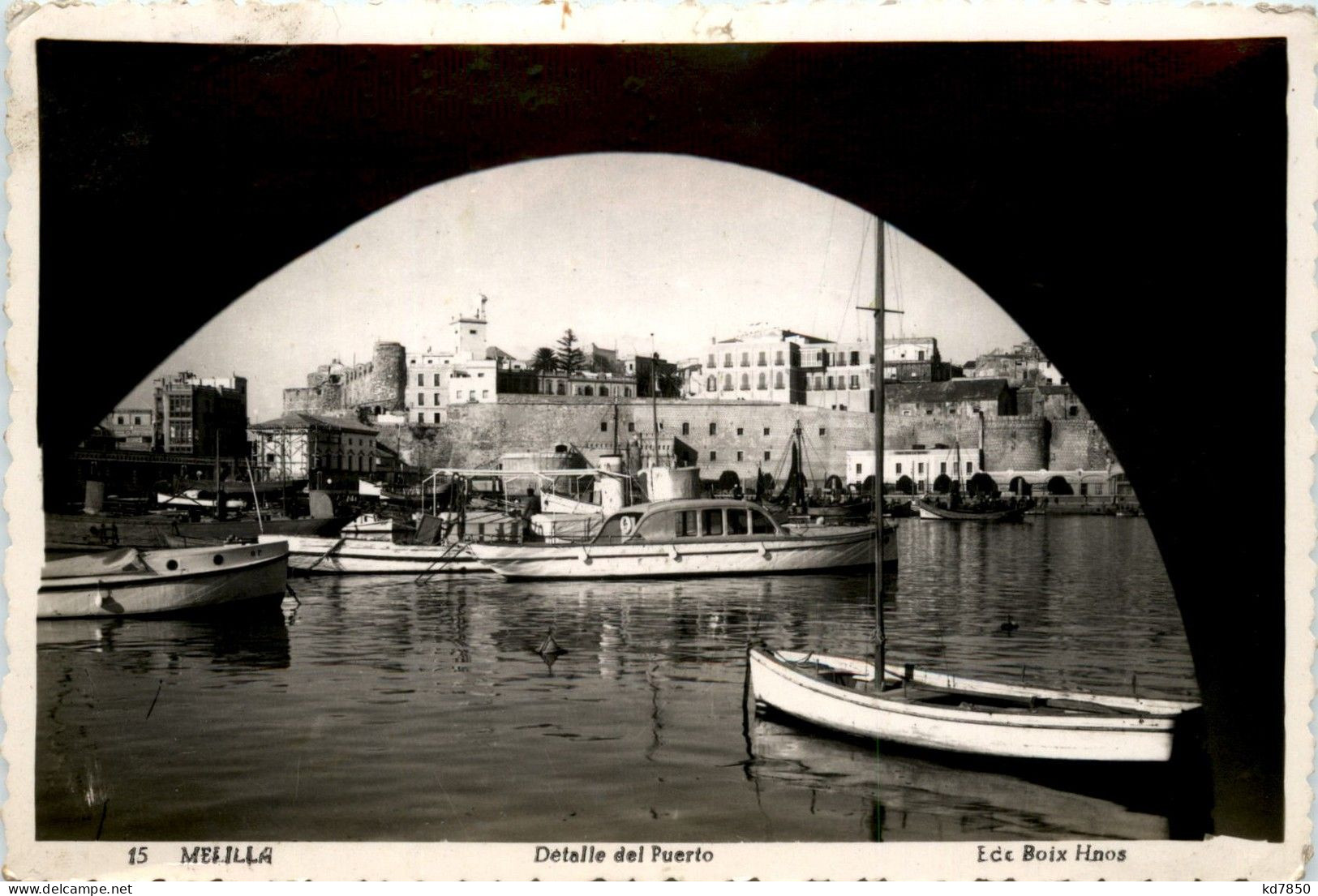 Melilla - Detalle Del Puerto - Melilla