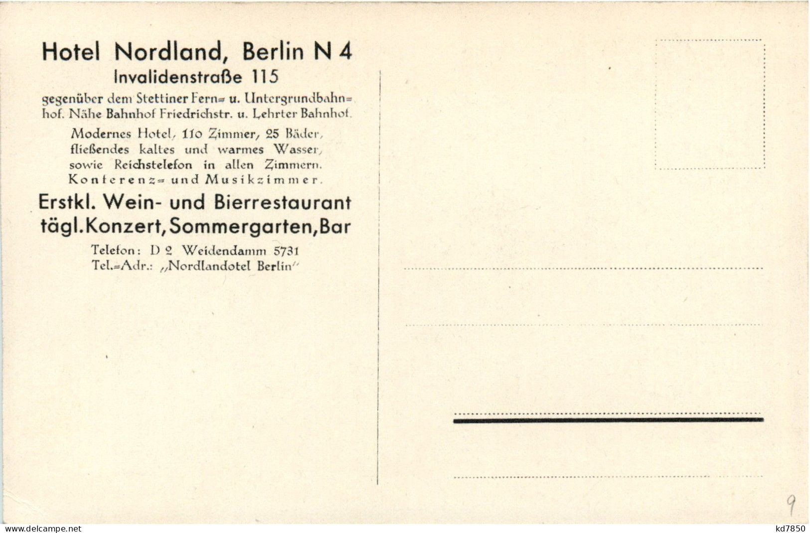 Berlin - Hotel Nordland - Altri & Non Classificati