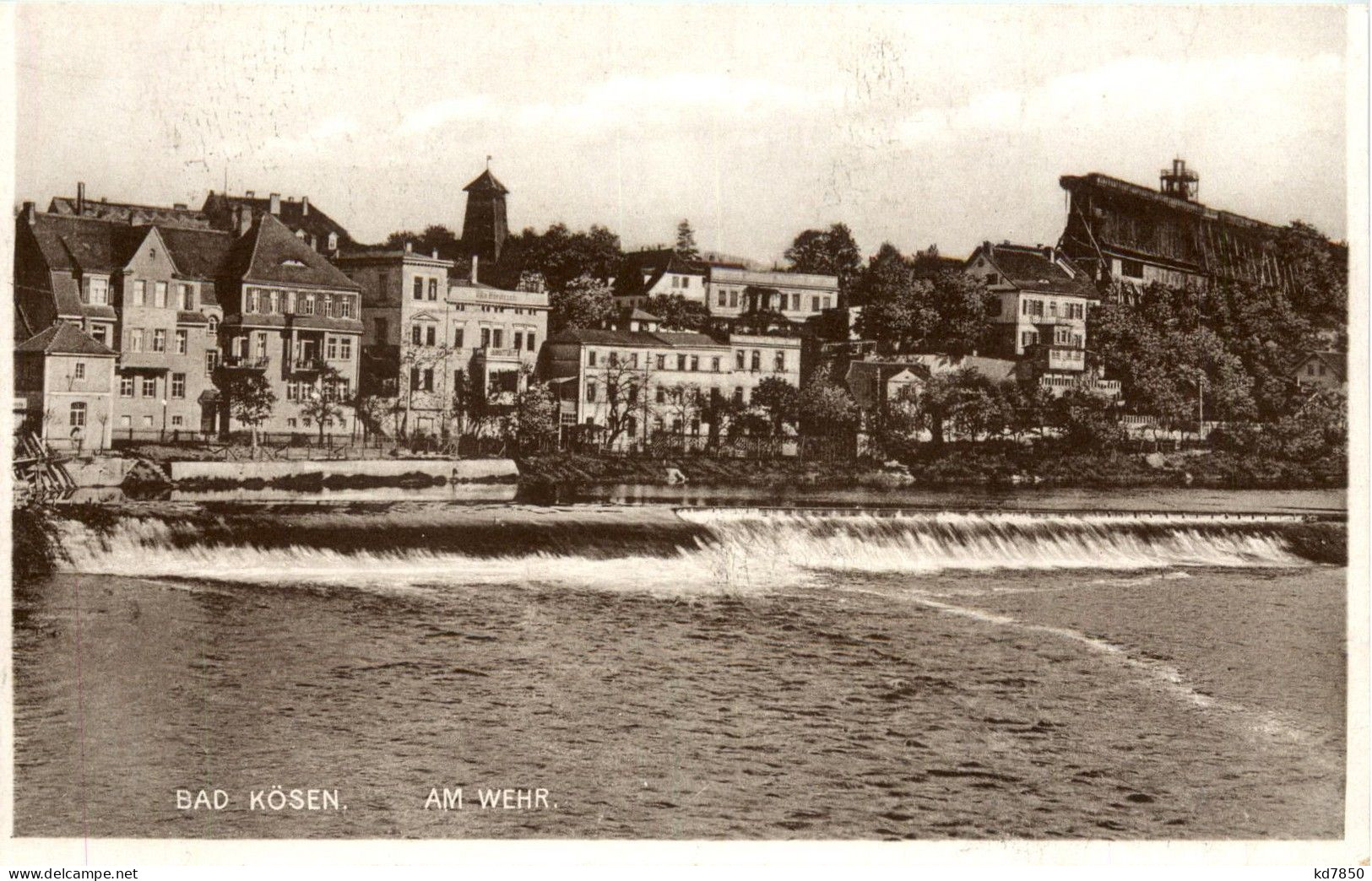 Bad Kösen - Am Wehr - Bad Koesen