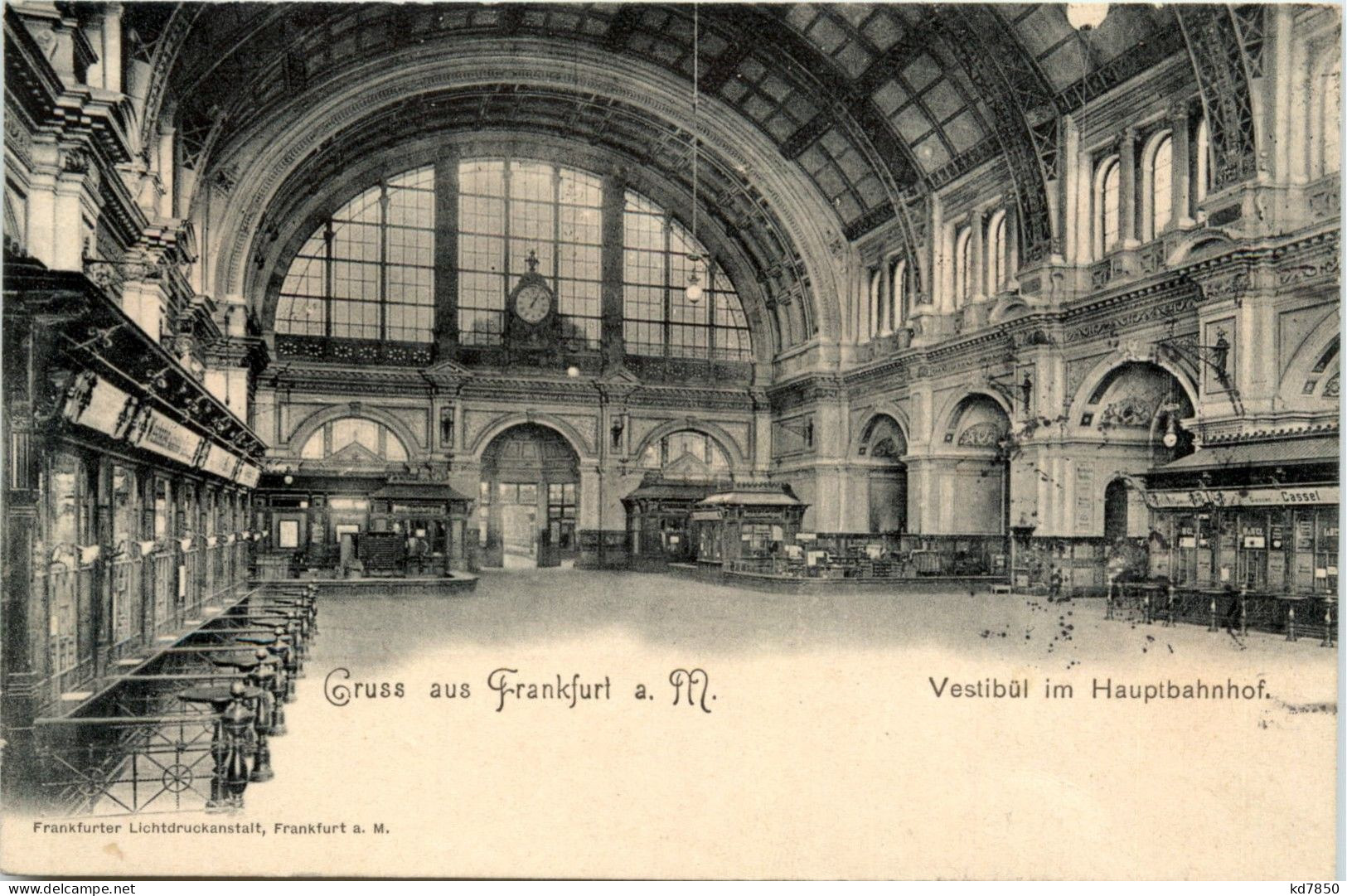 Gruss Aus Frankfurt - Hauptbahnhof Vestibul - Frankfurt A. Main