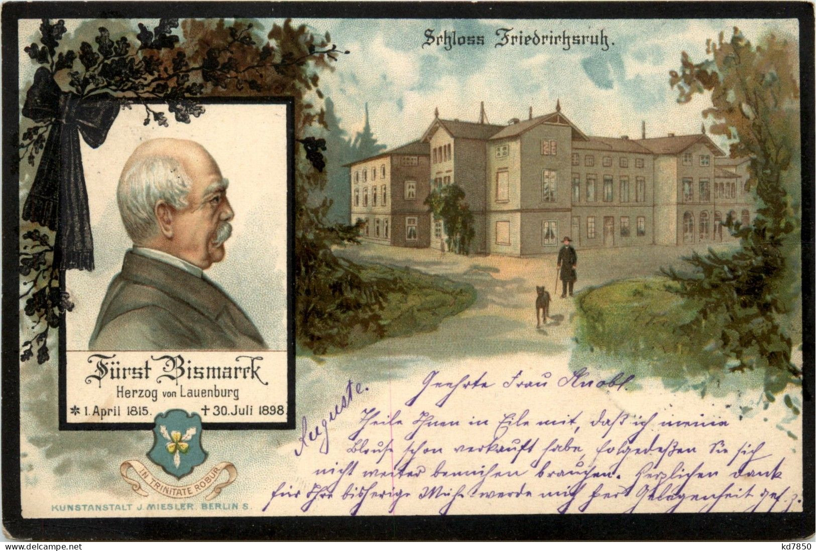 Fürst Bismarck - Schloss Friedrichsruh - Autres & Non Classés