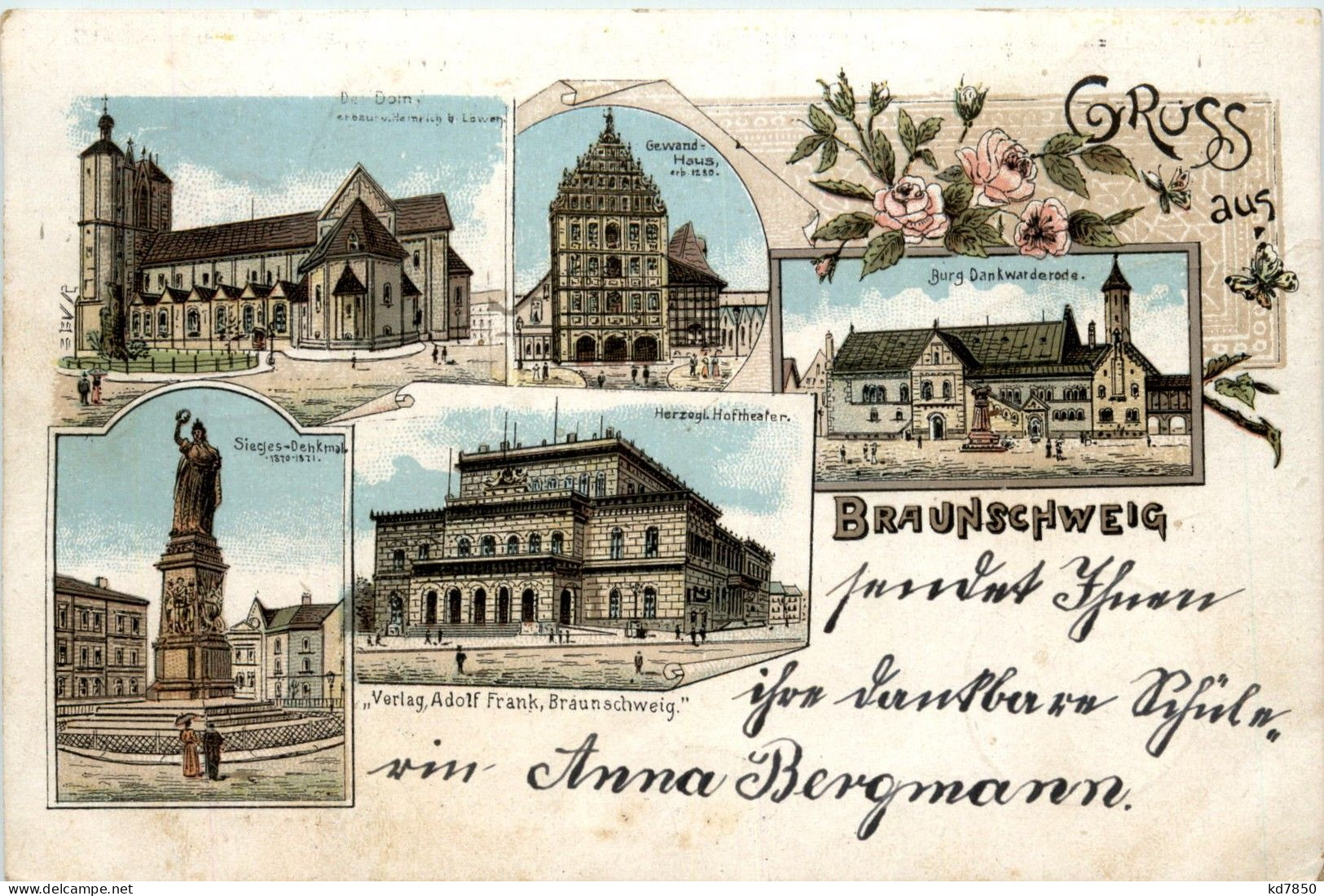 Gruss Aus Braunschweig - Litho - Braunschweig