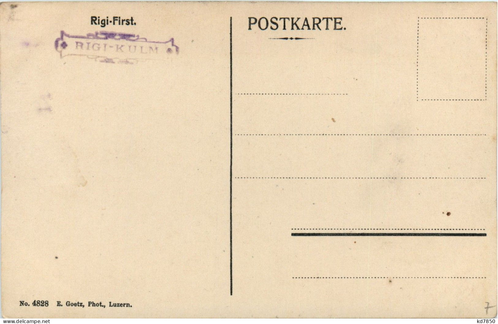 Rigi First - Sonstige & Ohne Zuordnung