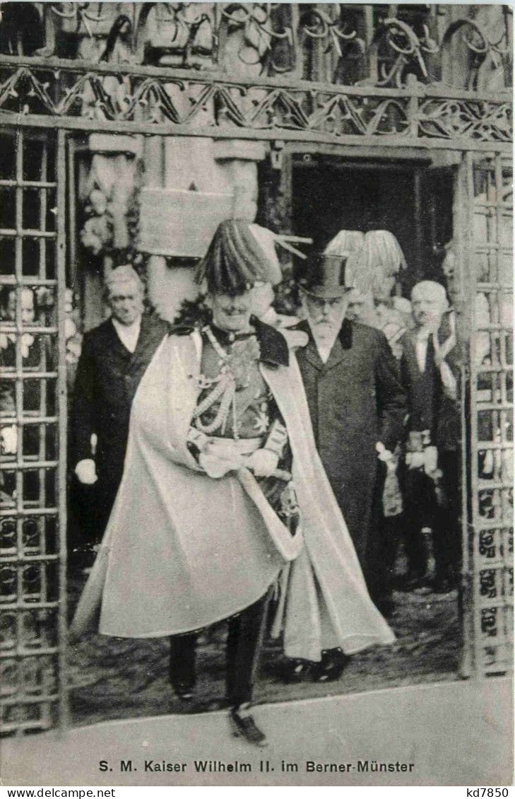 Kaiser Wilhelm II Im Berner Münster - Berne