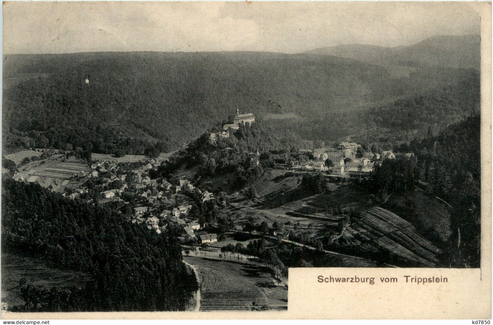 Schwarzburg Vom Trippstein - Saalfeld