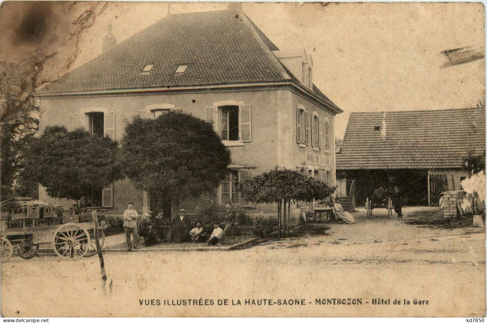 Montbozon - Hotel De La Gare - Autres & Non Classés