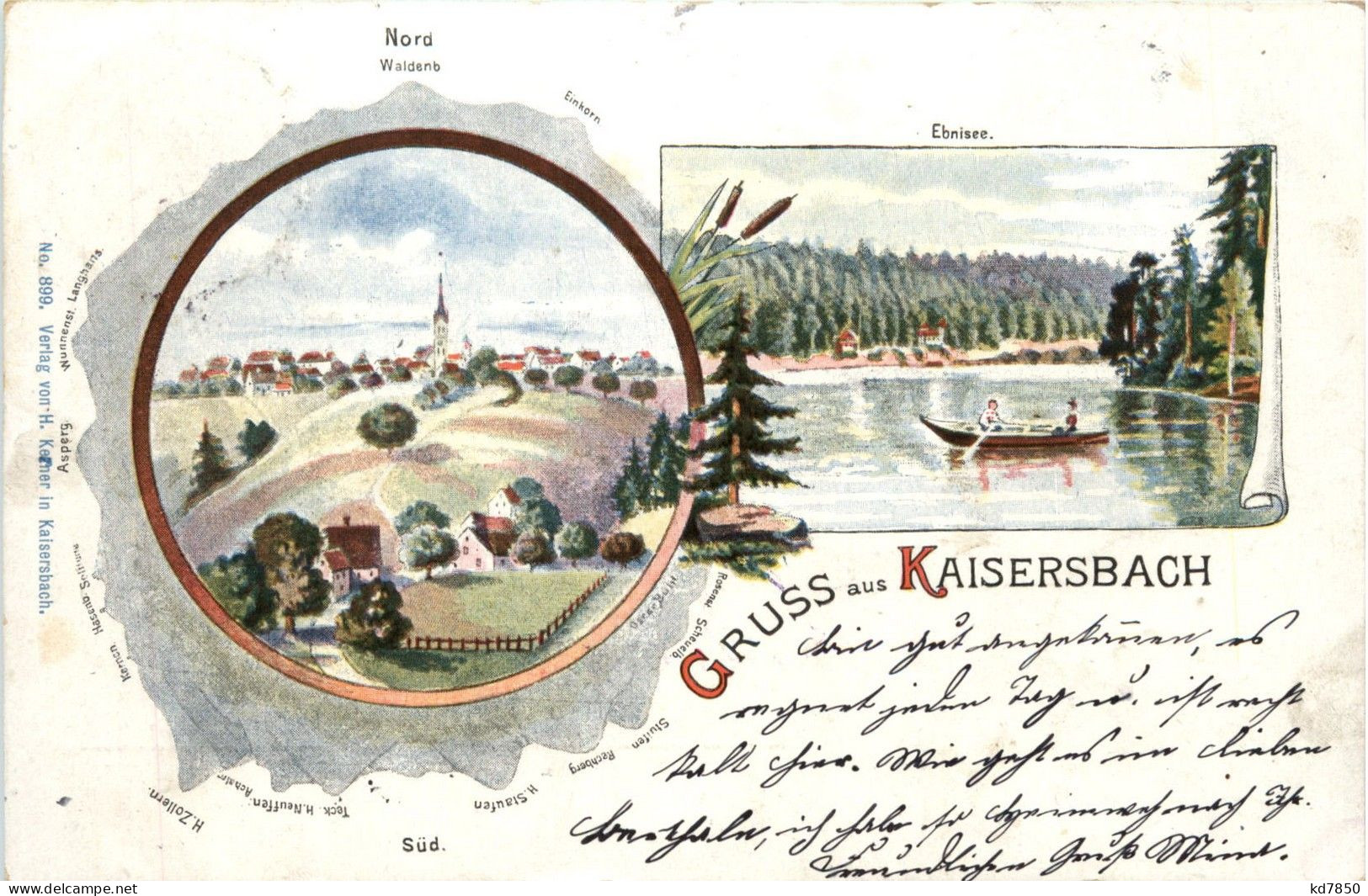 Gruss Aus Kaisersbach - Litho - Autres & Non Classés