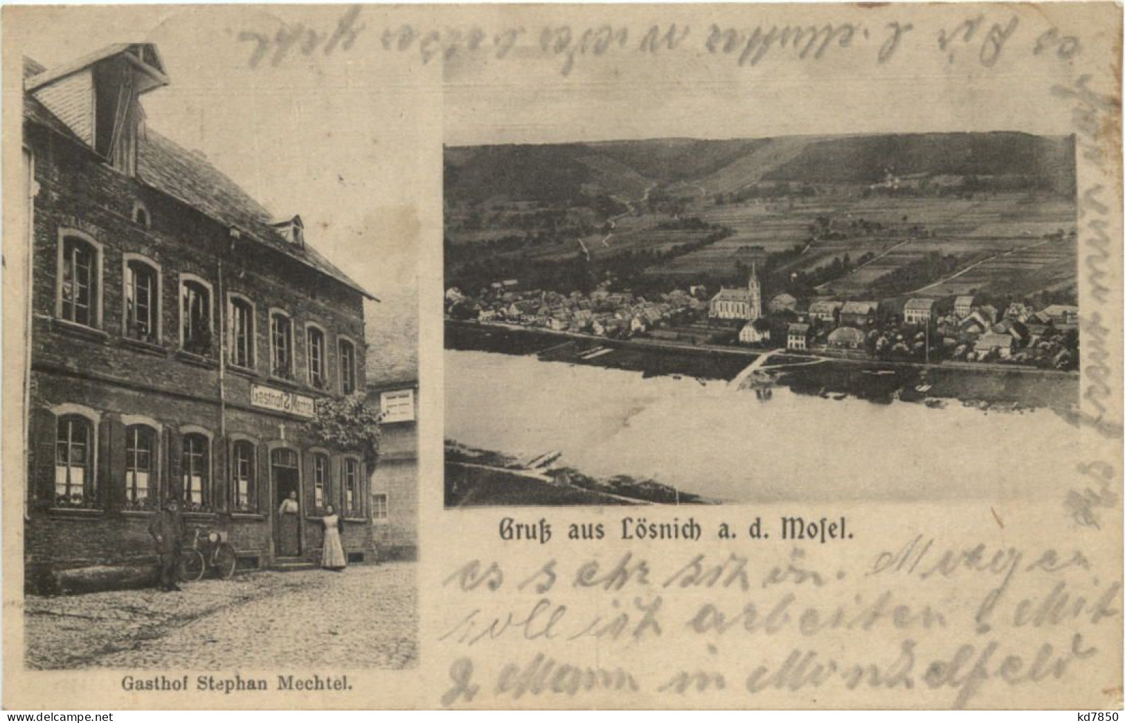 Gruss Aus Lösnich An Der Mosel - Gasthof Stephan Mechtel - Bernkastel-Kues