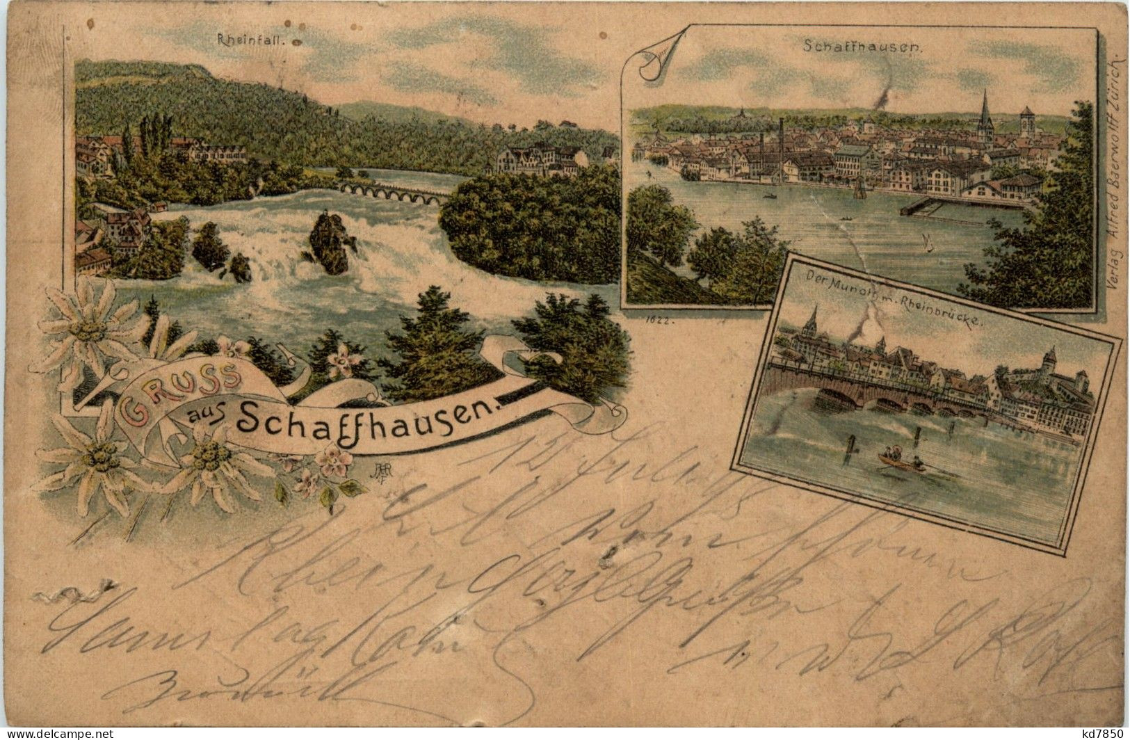 Gruss Aus Schaffhausen - Litho - Schaffhouse