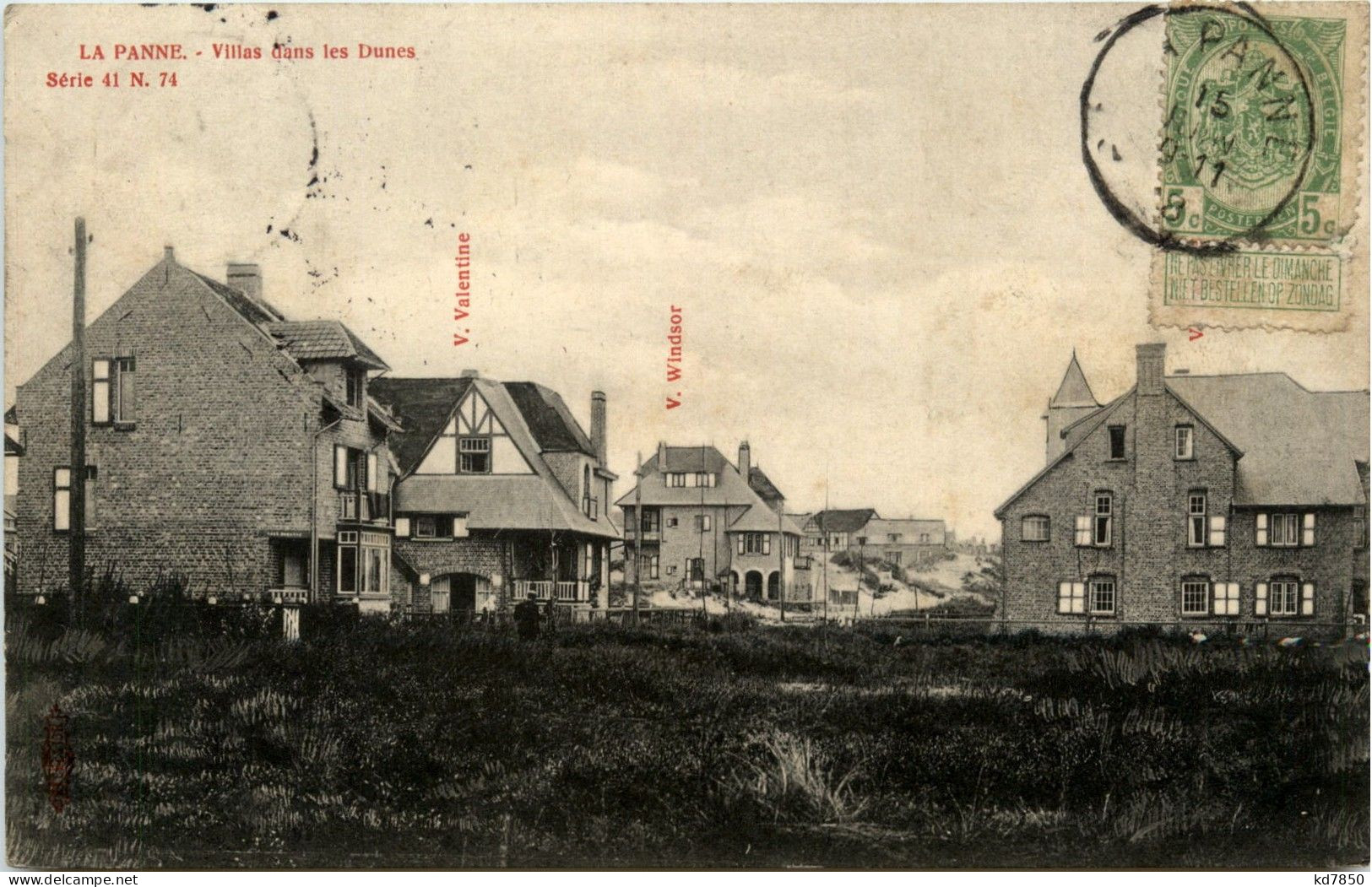 La Panne - Villas Dans Les Dunes - De Panne