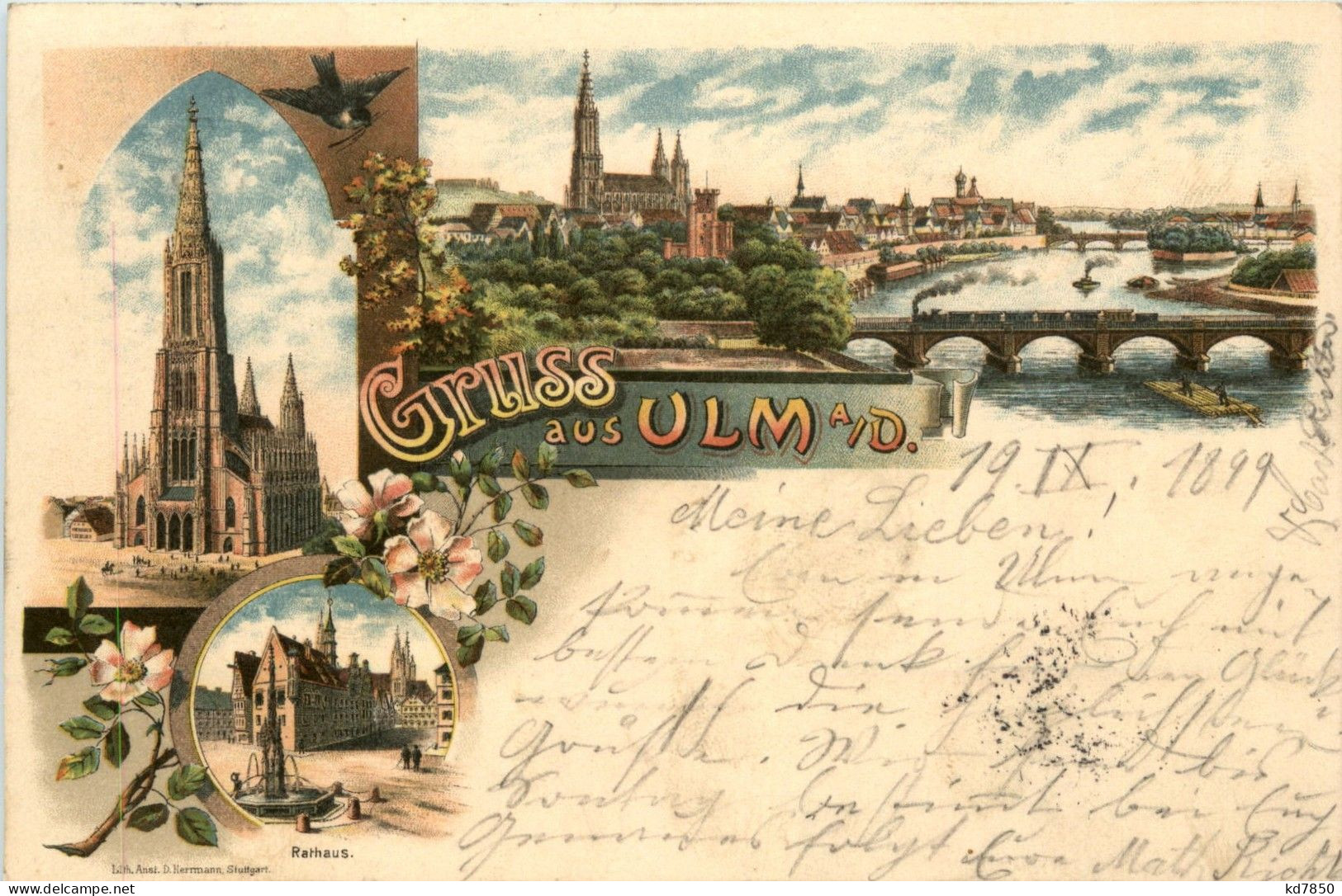 Gruss Aus Ulm - Litho - Ulm