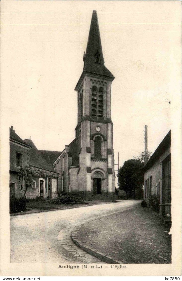 Andigne - L Eglise - Other & Unclassified