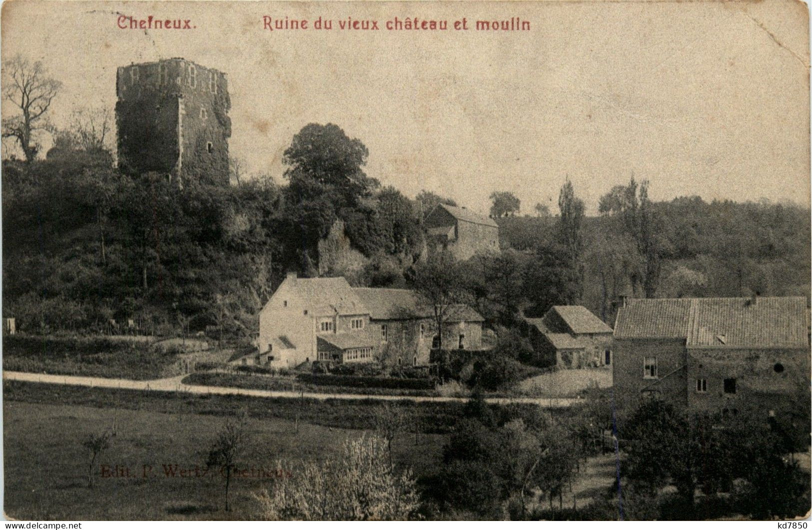 Chefneux - Ruine Du Vieux Chateau Et Moulin - Altri & Non Classificati