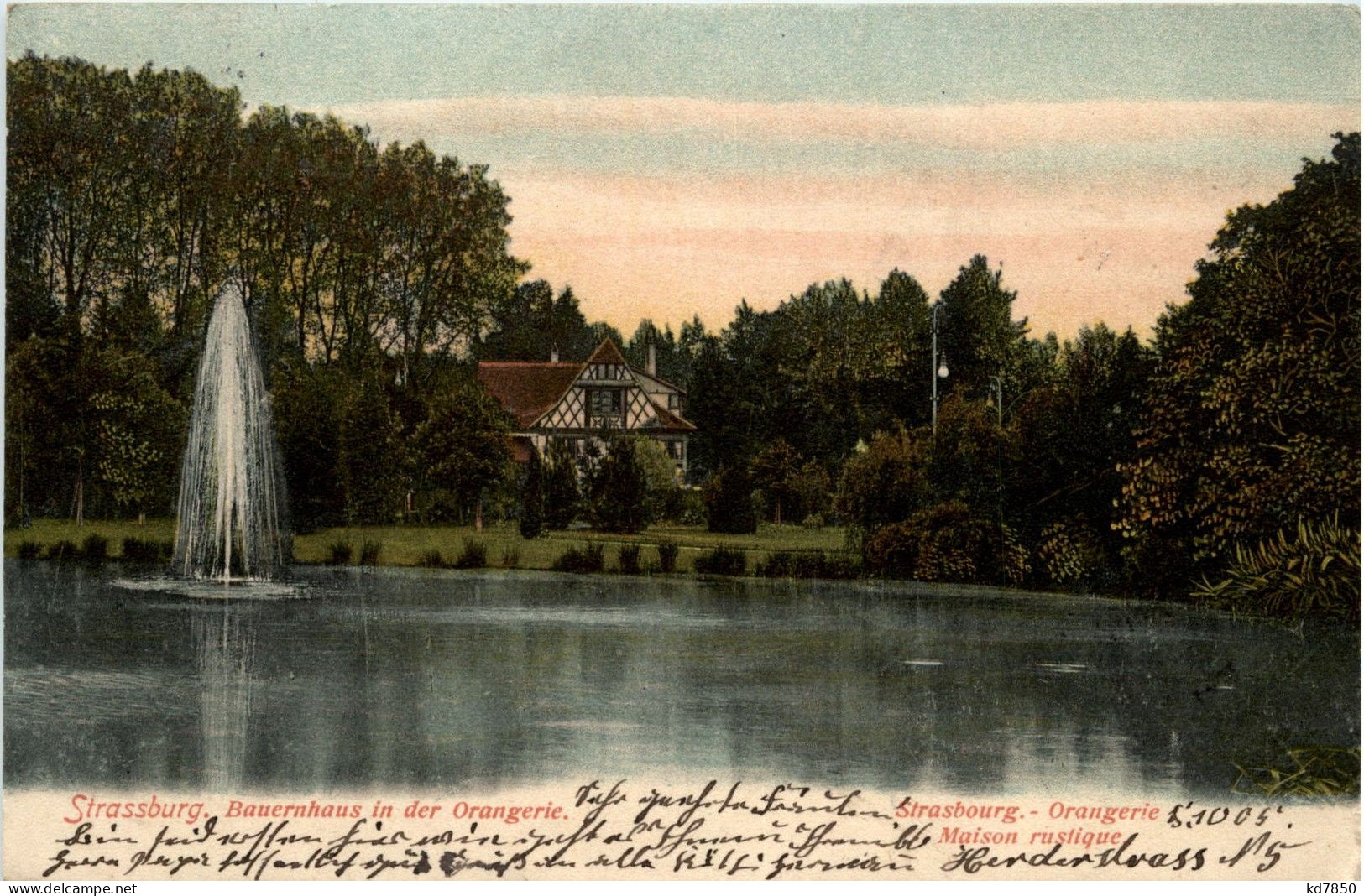 Strassburg - Bauernhaus In Der Orangerie - Strasbourg