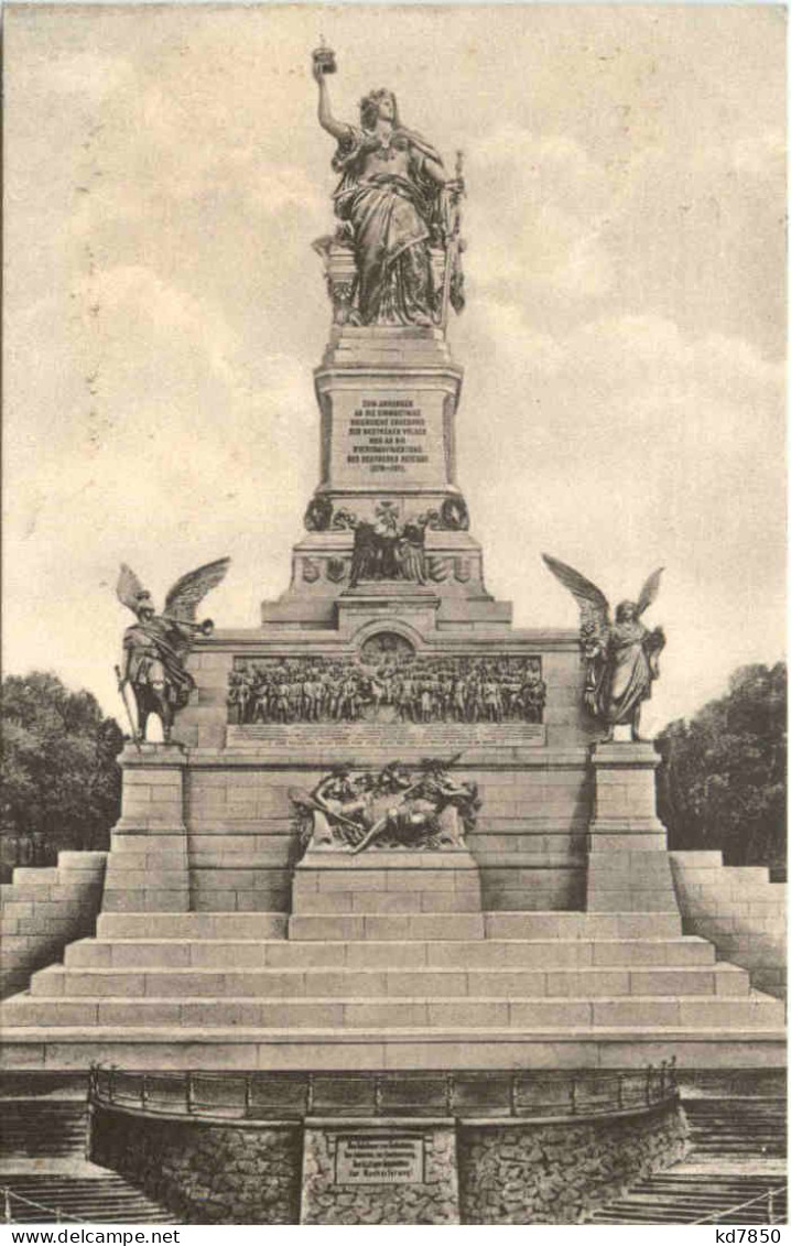 Rüdesheim - Nationaldenkmal - Rüdesheim A. Rh.