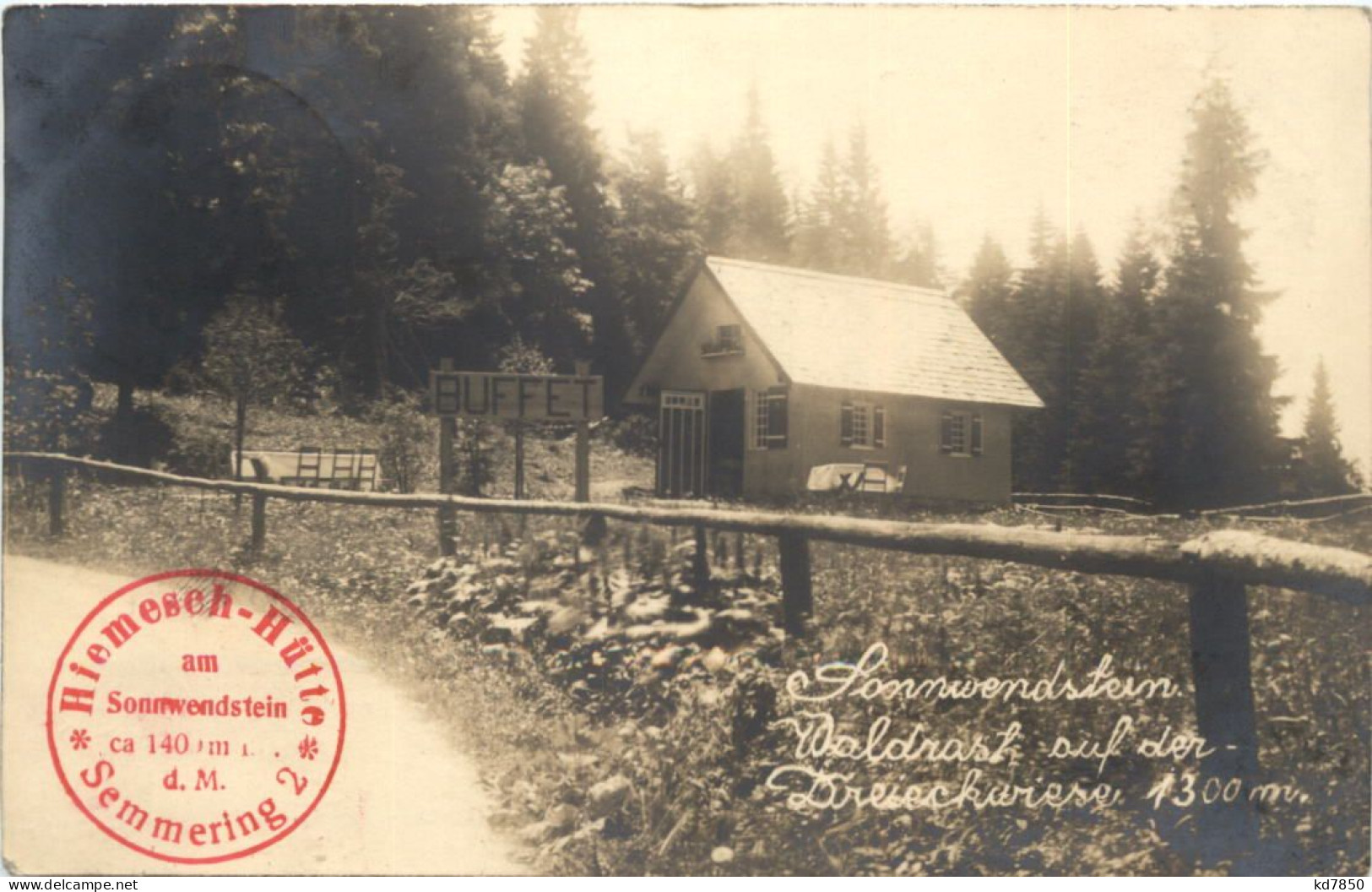 Sonnwendstein - Waldrast Auf Der Dreieckwiese - Semmering - Neunkirchen