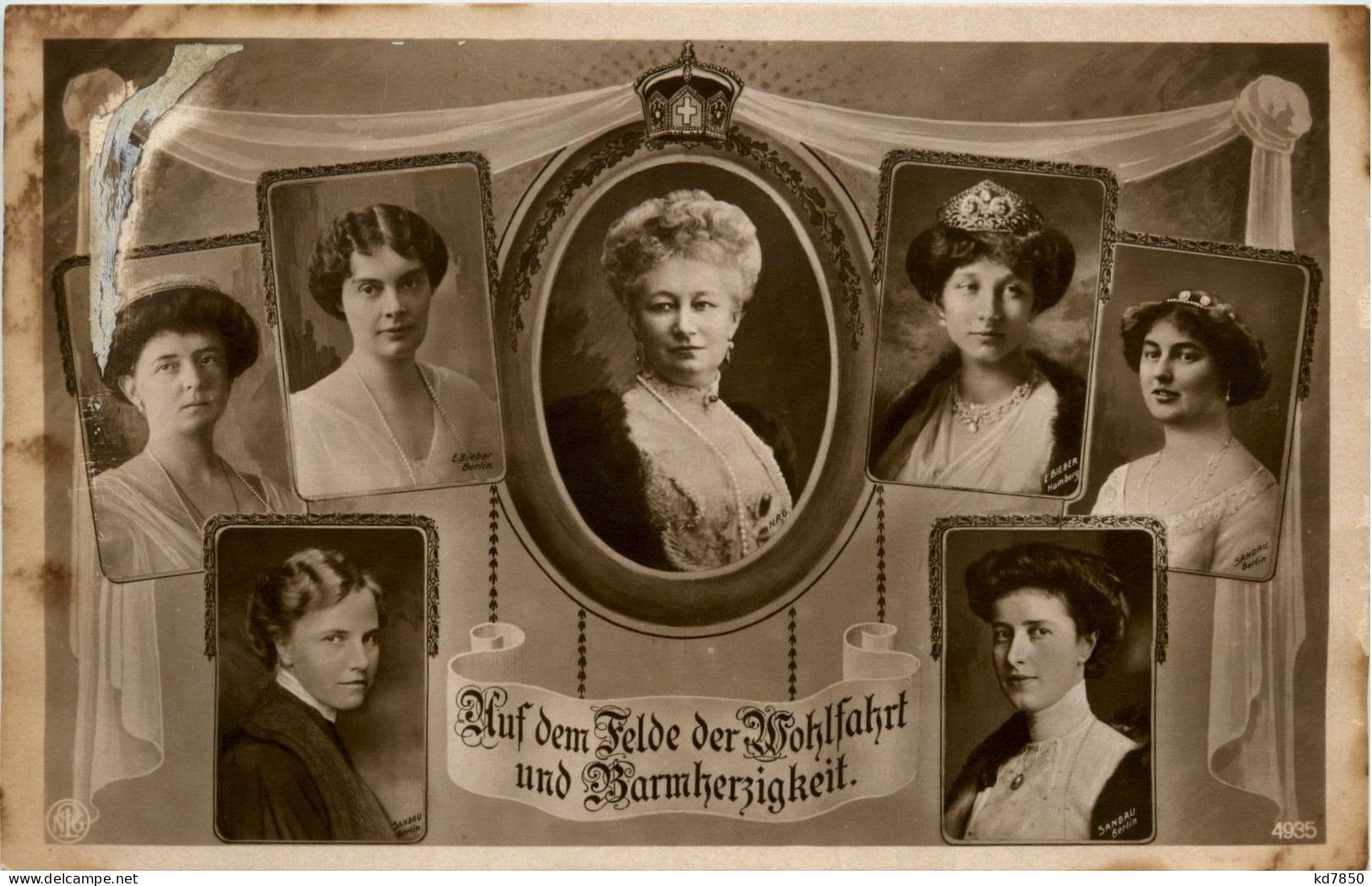 Auf Dem Felde Der Wohlfahrt - Familles Royales